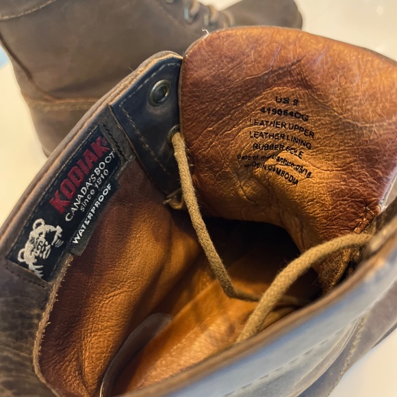 Kodiak Leather Waterproof Boots (Men’s 9) - Picture 4 of 4